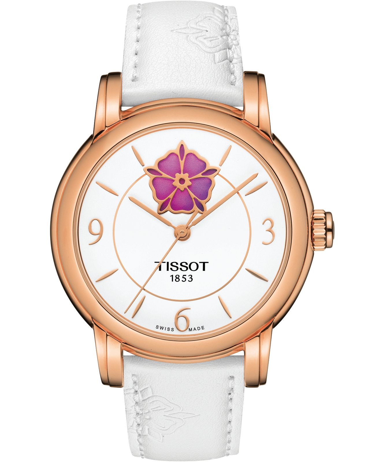 Zegarek damski Tissot Lady Heart Powermatic 80 Flower T050.207.37.017.05 (T0502073701705)