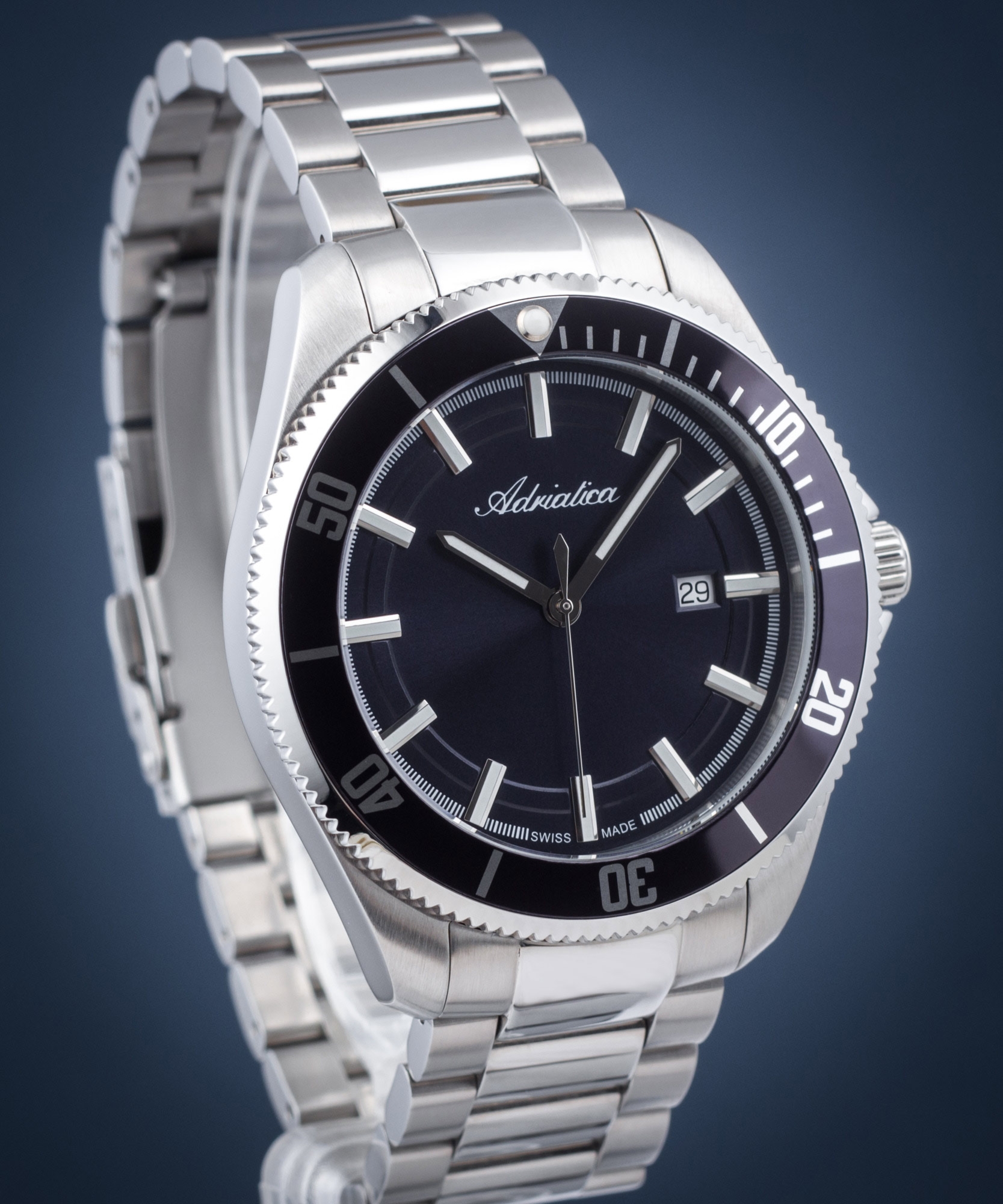 Zegarek męski Adriatica Classic Sapphire A1139.5115Q