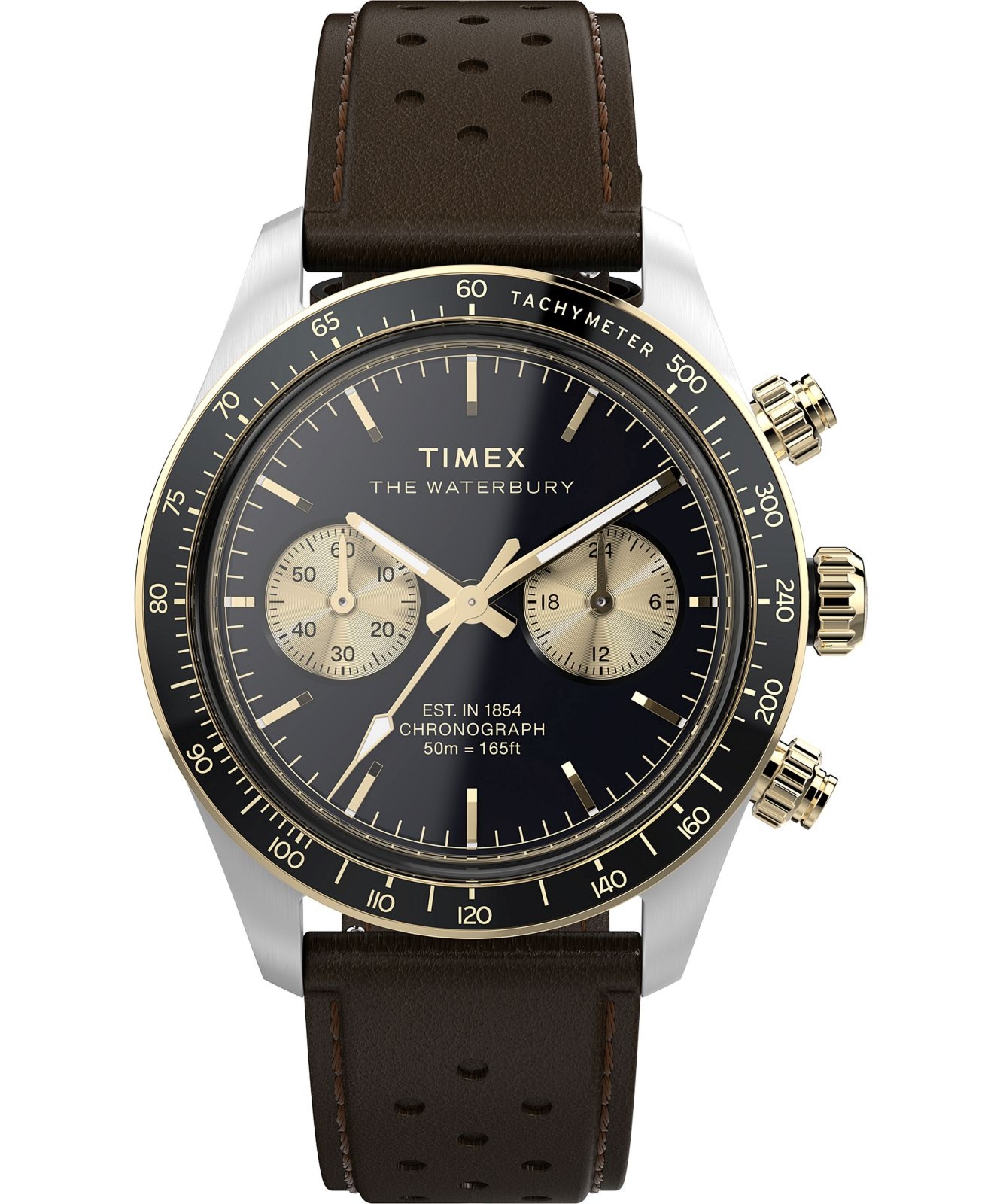 Zegarek męski Timex Waterbury Heritage Chronograph TW2Y24100