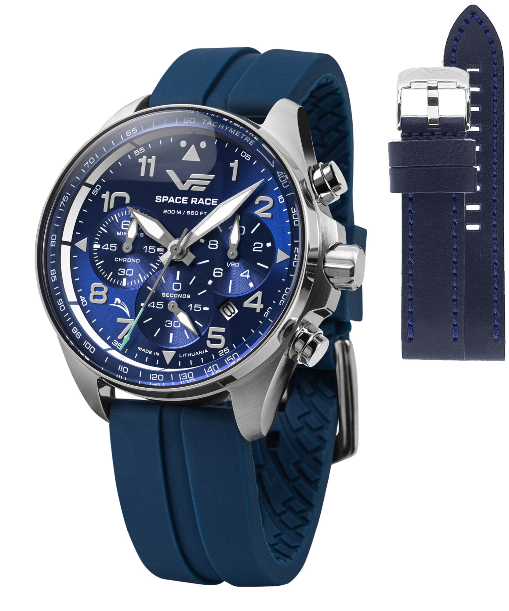 Zegarek męski Vostok Europe Space Race Chrono Limited Edition + pasek Vostok 6S20-325A742-47132