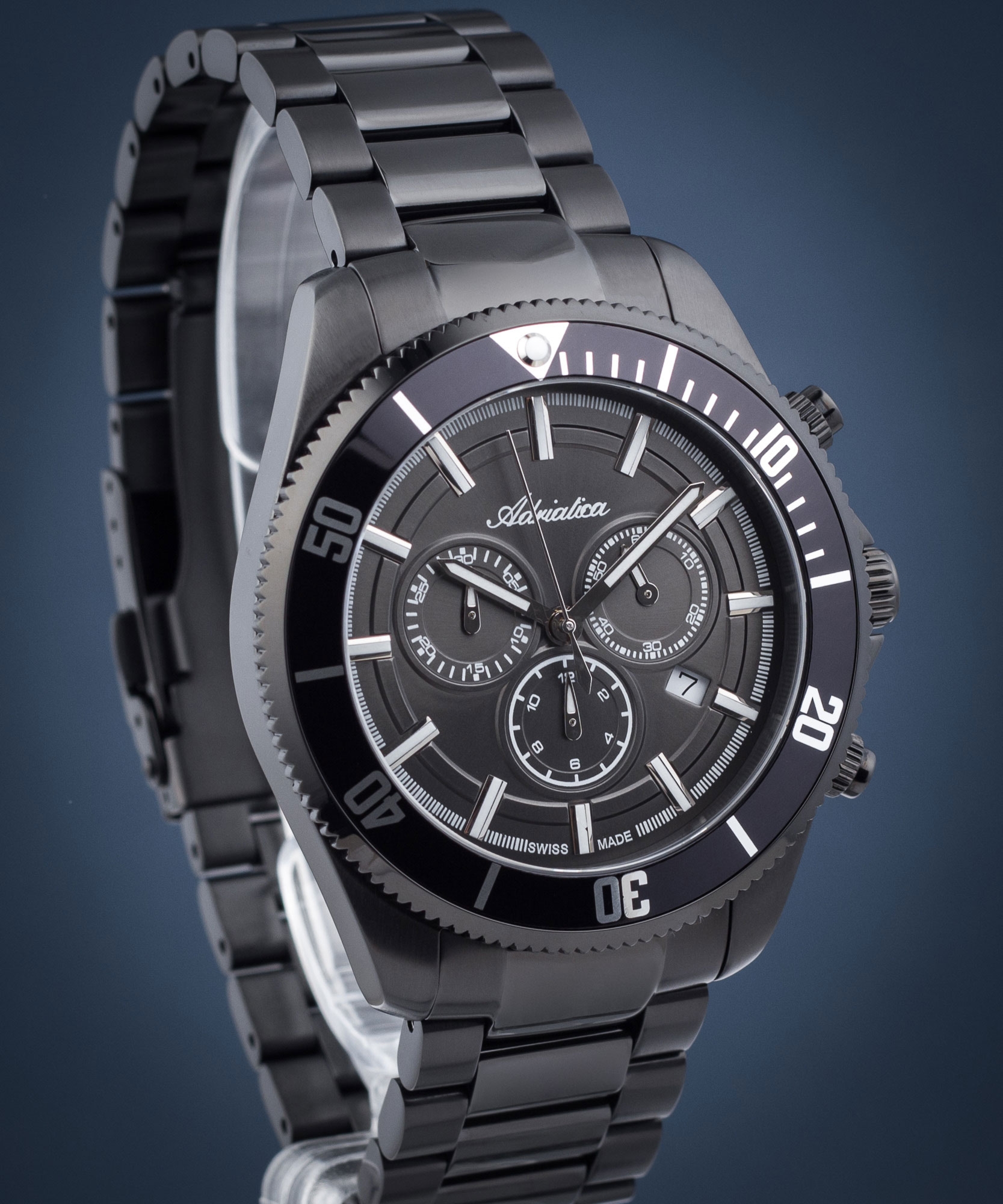 Zegarek męski Adriatica Multifunction Chronograph A1139.B116CHN