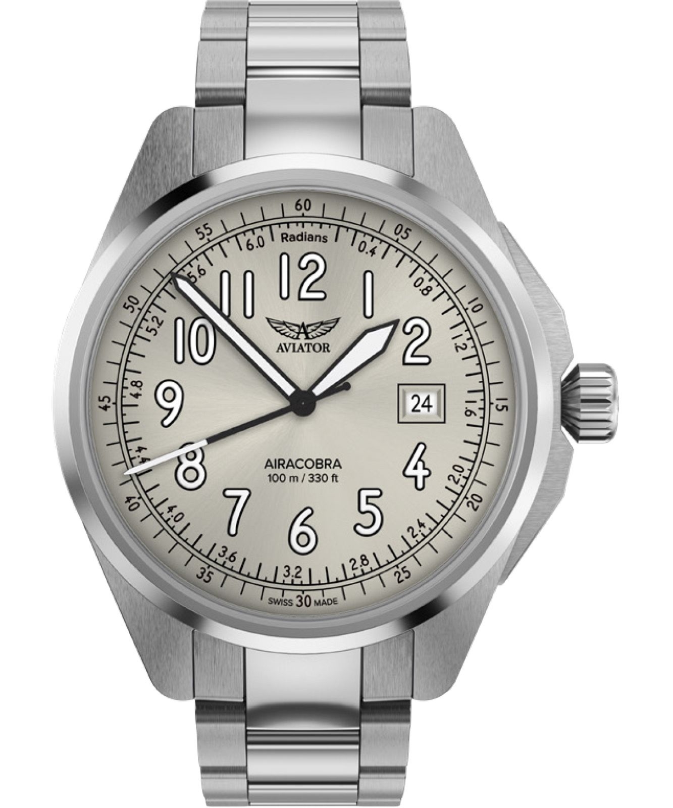 Zegarek męski Aviator Airacobra 43 Type B V.1.38.0.327.5