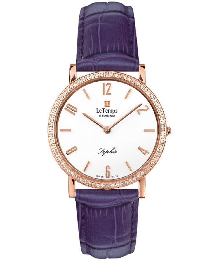 Zegarek damski Le Temps Zafira Slim Swarovski LT1086.51BL59
