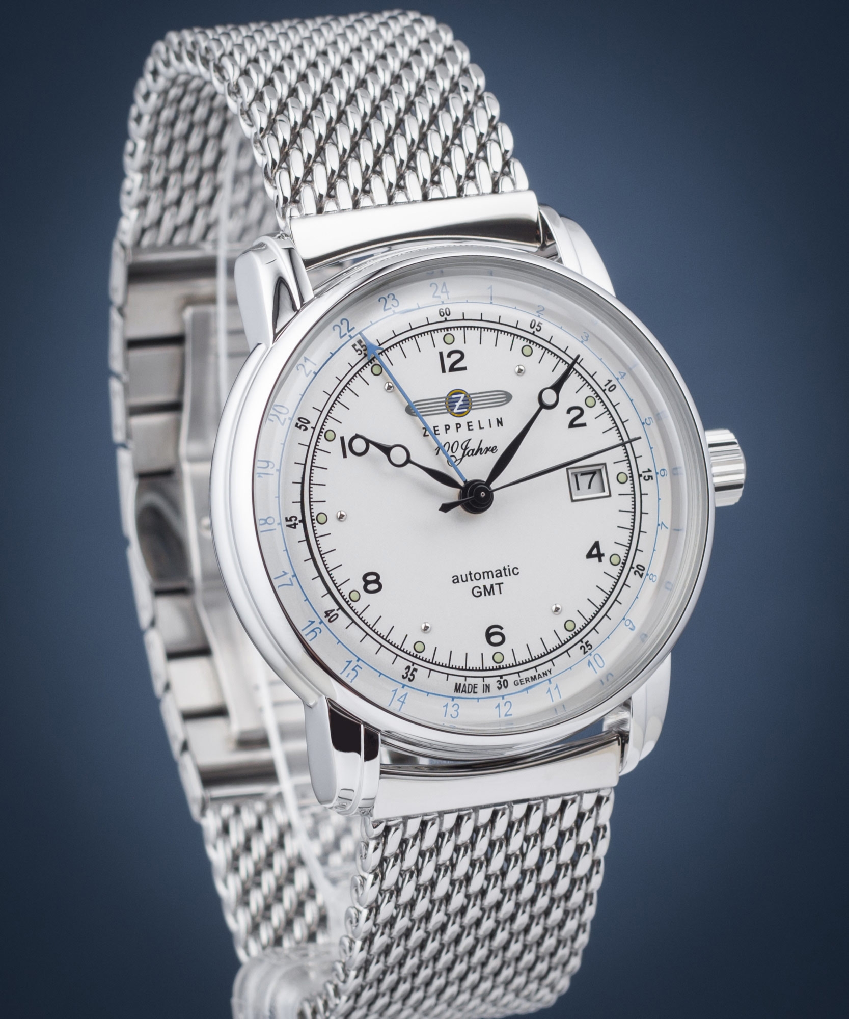 Zegarek męski Zeppelin 100 Jahre Zeppelin GMT Automatik 8666M-1