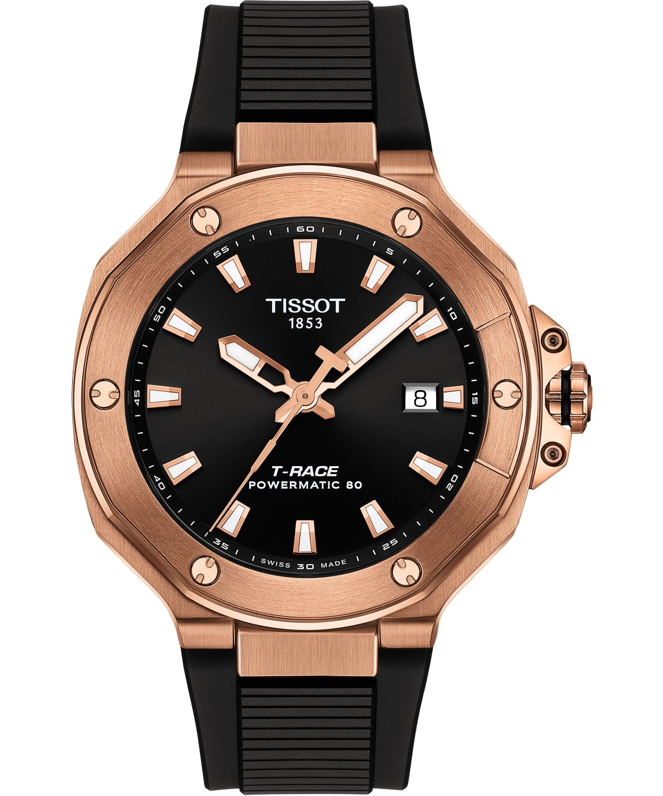 Zegarek męski Tissot T-Race Powermatic 80 40mm Automatic T141.807.37.051.00 (T1418073705100)