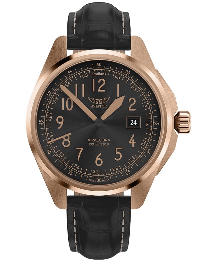 Zegarek męski Aviator Airacobra 43 Type B V.1.38.2.323.4