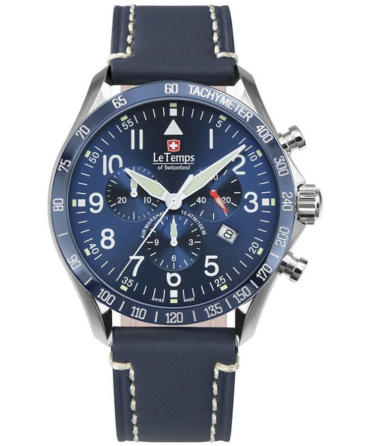 Zegarek męski Le Temps Air Marshal Chronograph LT1041.13BL17