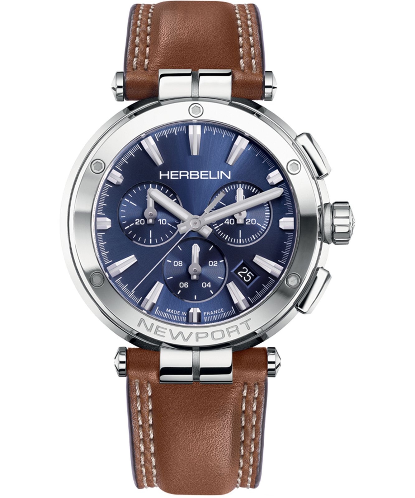 Zegarek męski Herbelin Newport Chronograph 37658AP15GD (37658/AP15GON)