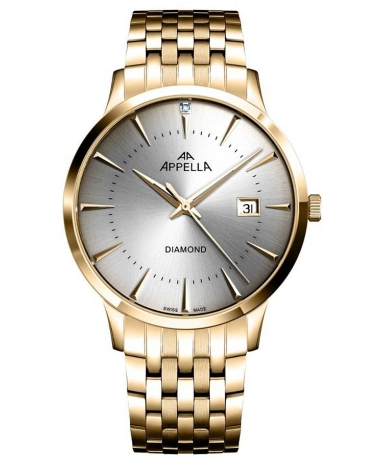 Zegarek męski Appella Classic Diamond L12003.1197DQ