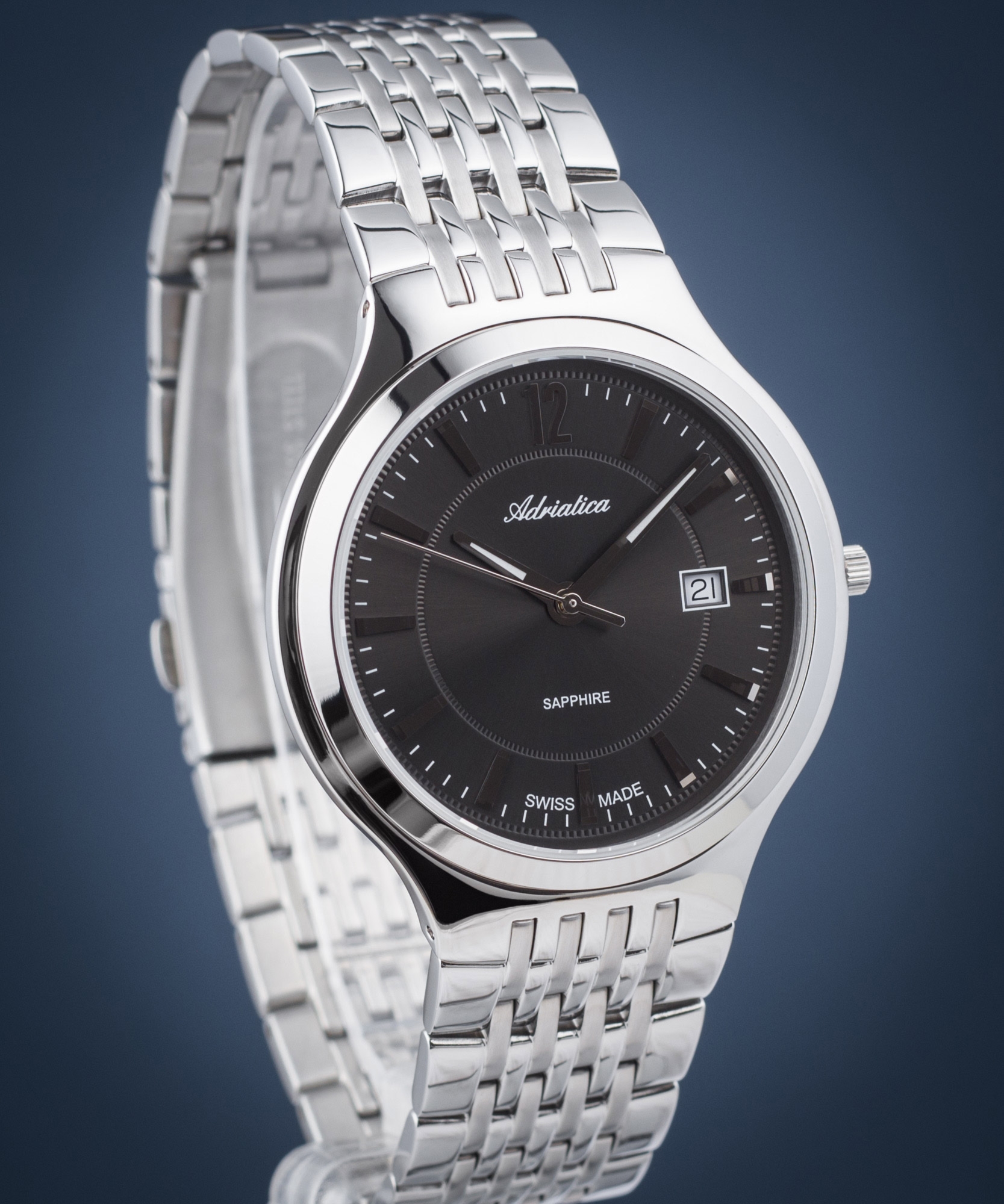 Zegarek męski Adriatica Classic Sapphire A8296.5157Q