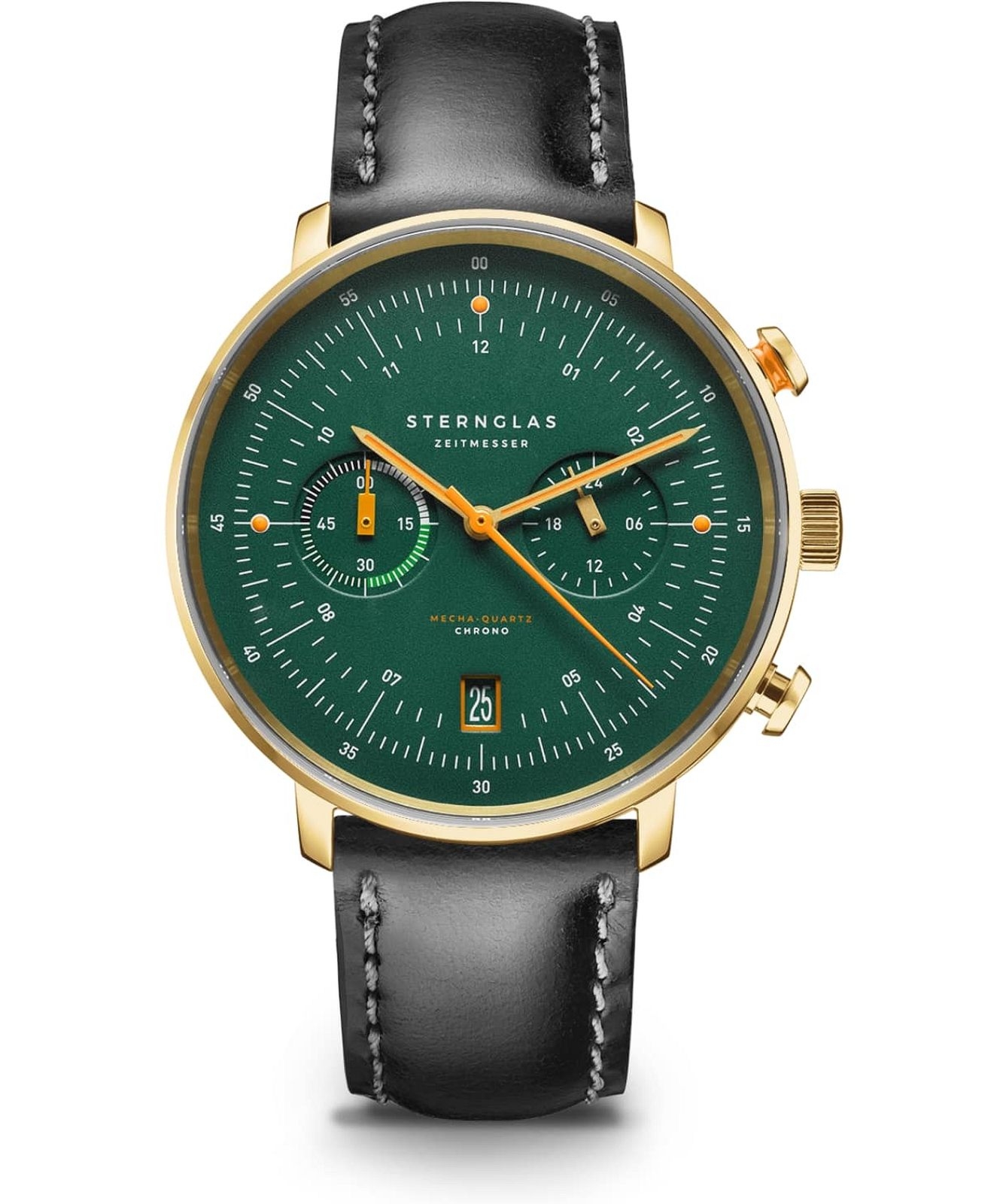 Zegarek męski Sternglas Hamburg Ed Vintage Chronograph S01-HCV22-BR04