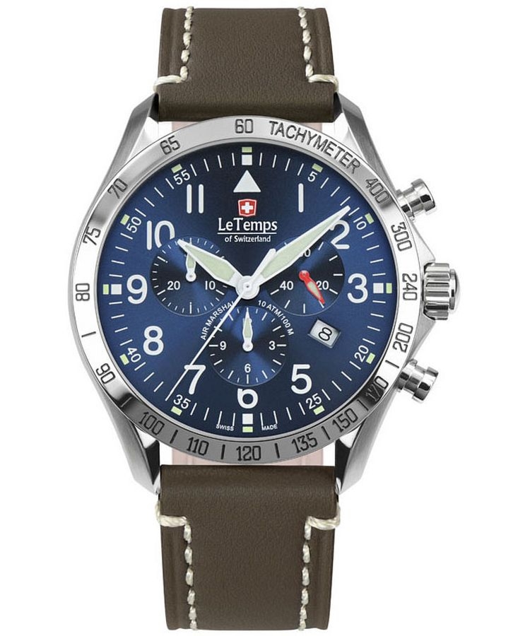 Zegarek męski Le Temps Air Marshal Chronograph LT1041.03BL16