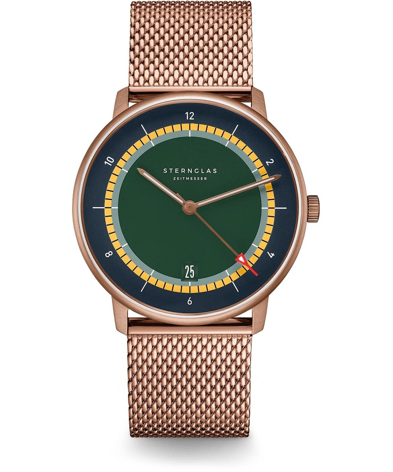 Zegarek męski Sternglas Naos Edition Argo Bronze S01-NAX48-MI11