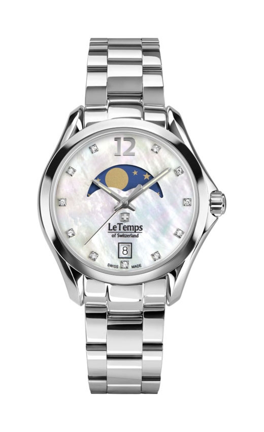 Zegarek damski Le Temps Sport Elegance Moon Phase LT1030.06BS01