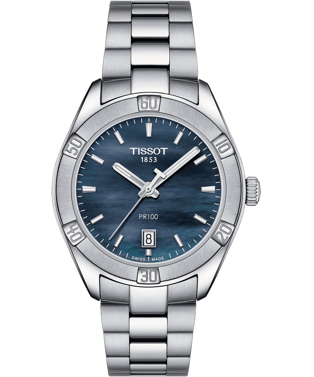 Zegarek damski Tissot PR 100 Sport Chic T101.910.11.121.00 (T1019101112100)
