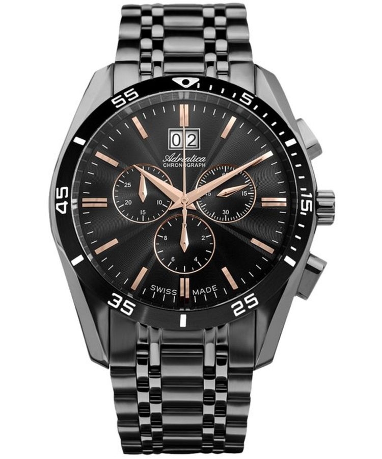 Zegarek męski Adriatica Chronograph A8202.S1R6CH