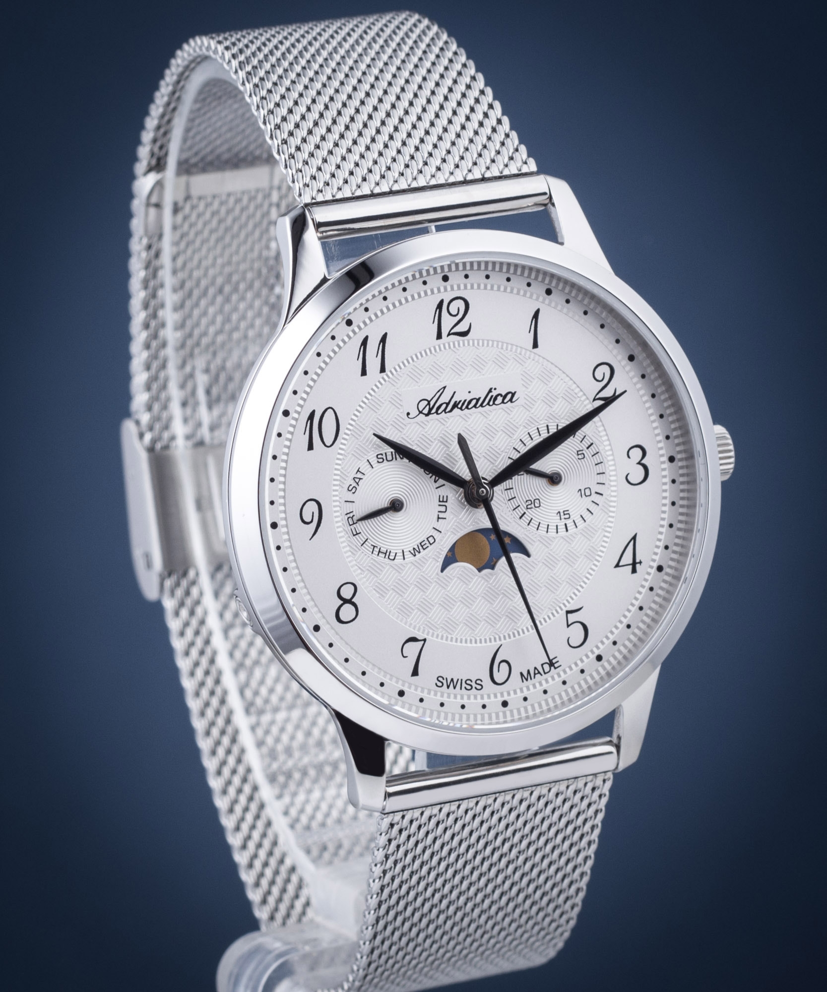 Zegarek męski Adriatica Moonphase A1274.5123QF