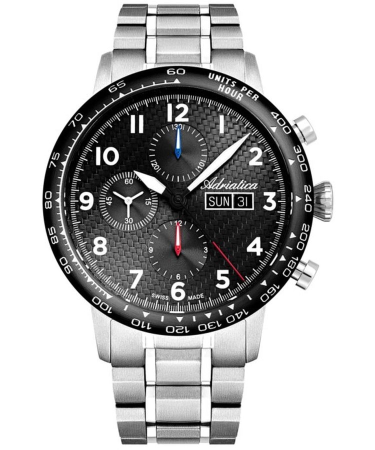 Zegarek męski Adriatica Classic Automatic Chronograf A8383.4124ACH