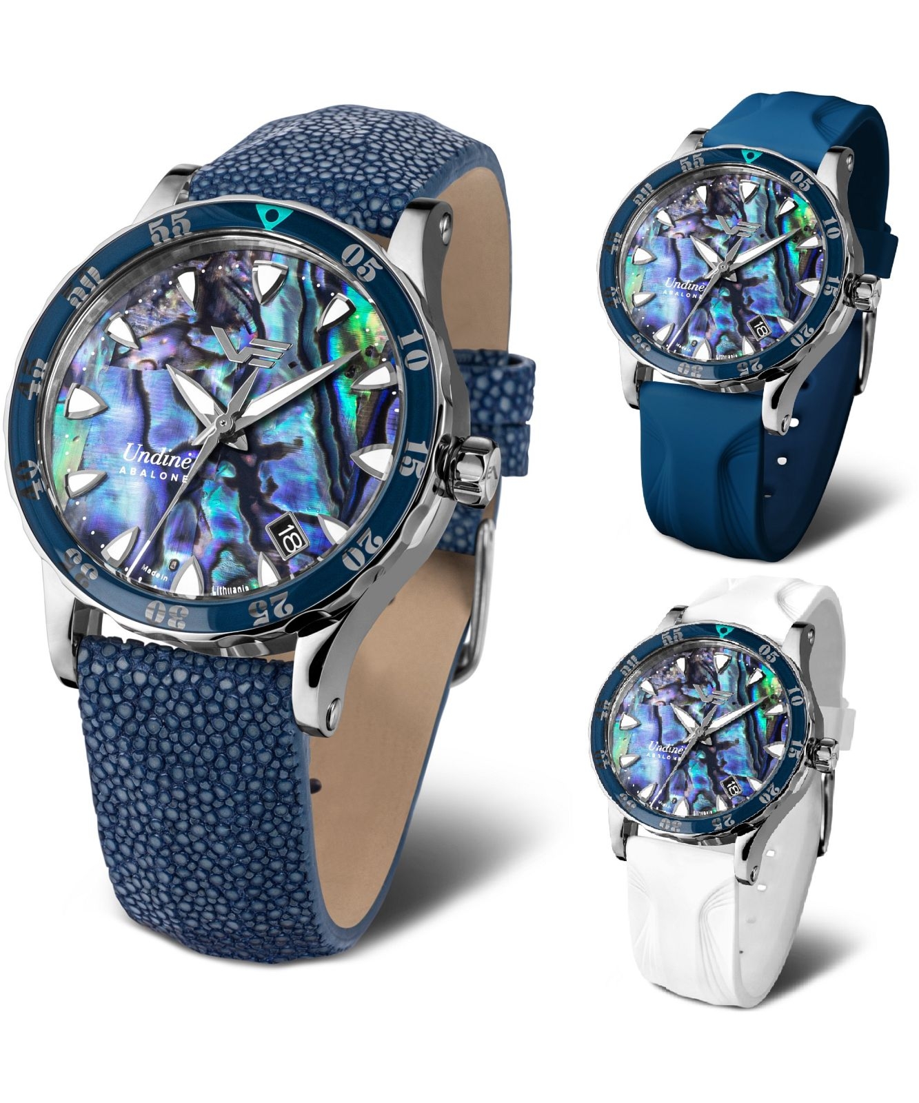 Zegarek damski Vostok Europe Undine Abalone Limited Edition NH35A-515A757