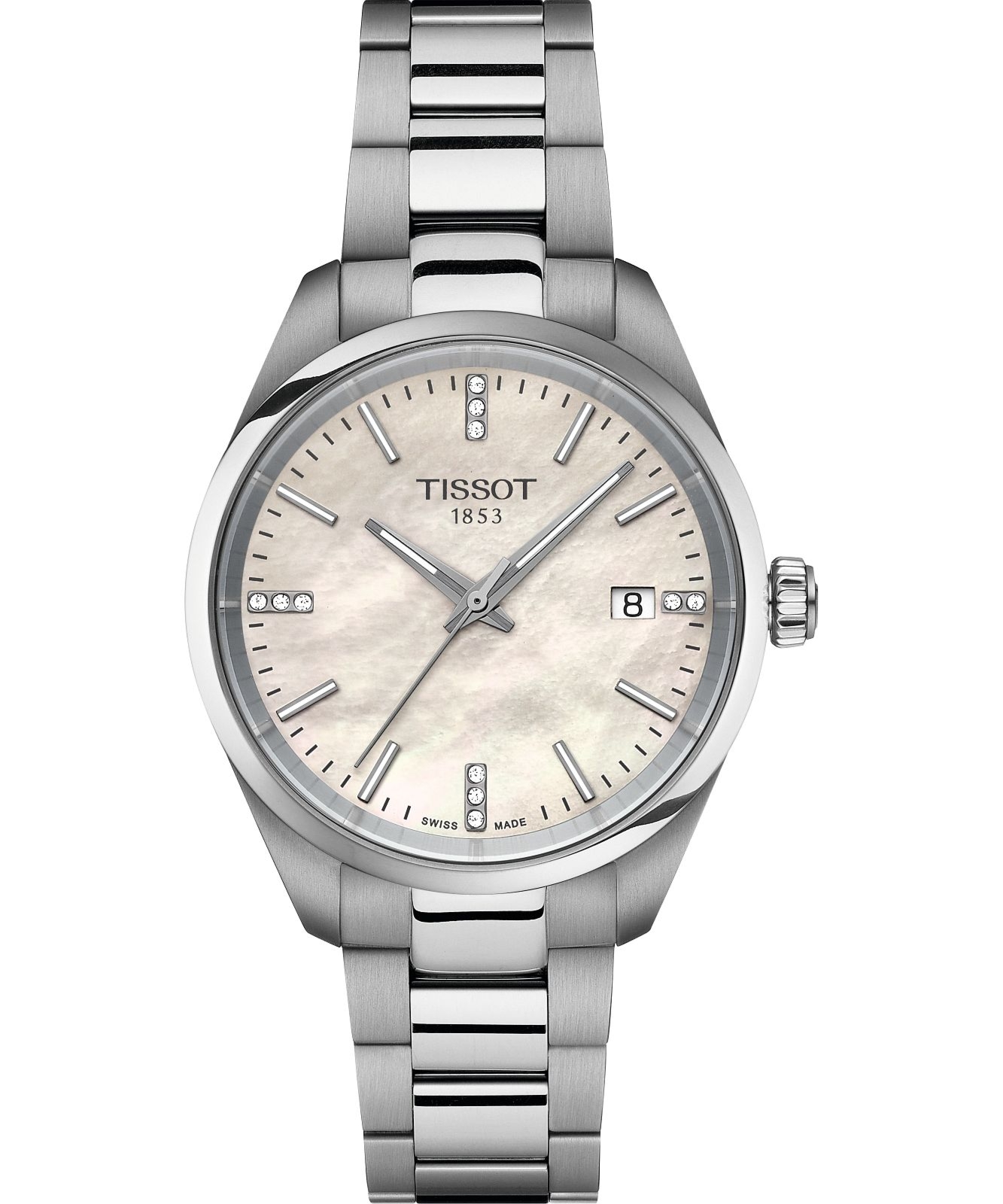 Zegarek Tissot PR 100 Quartz 34mm Diamonds T150.210.11.116.00 (T1502101111600)