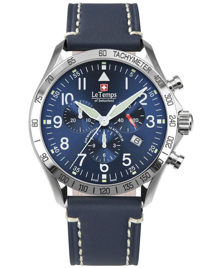 Zegarek męski Le Temps Air Marshal Chronograph LT1041.03BL17