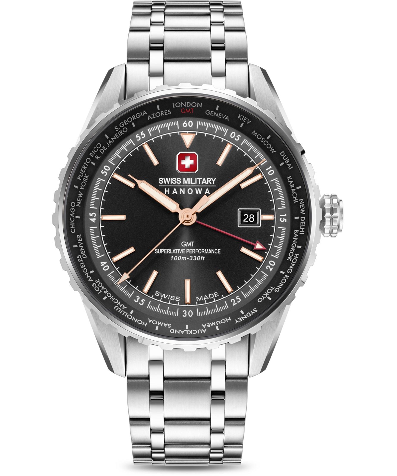 Zegarek męski Swiss Military Hanowa Afterburn GMT SMWGH0003203