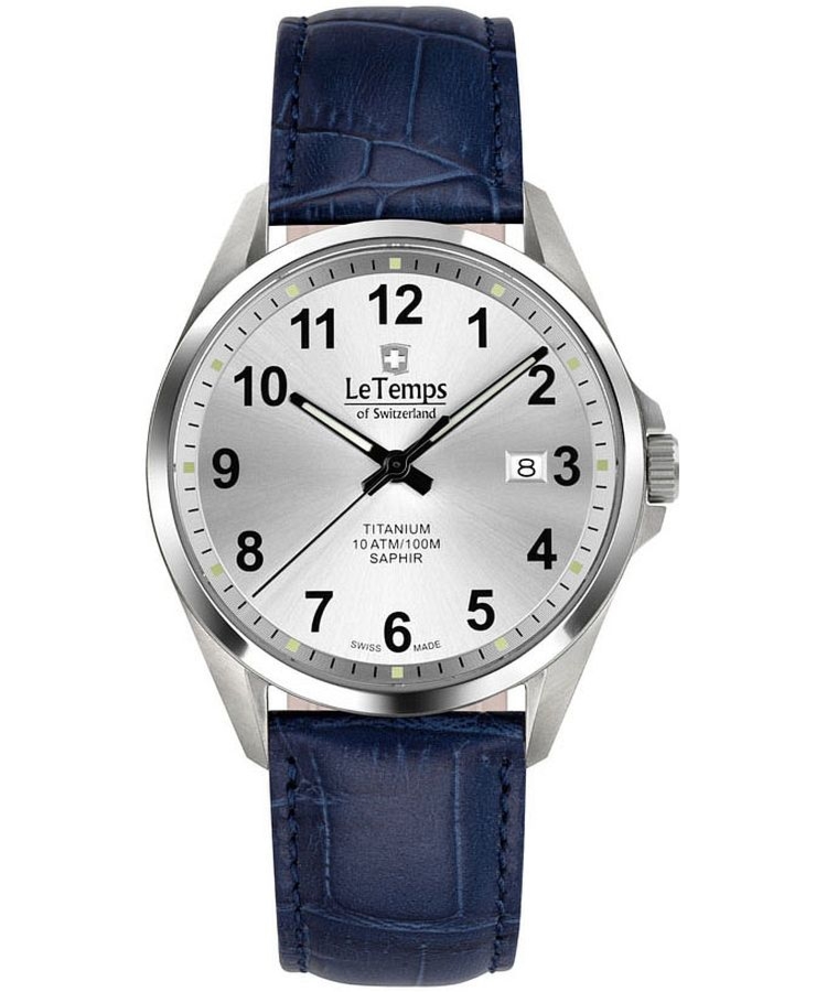 Zegarek męski Le Temps Titanium LT1025.01BL83