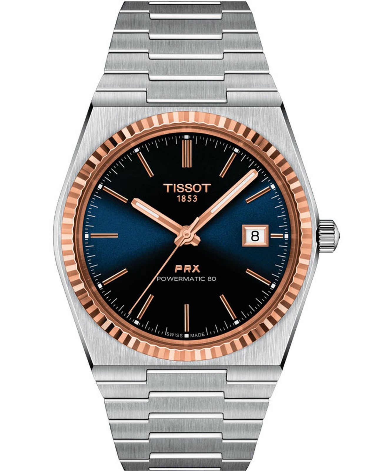 Zegarek męski Tissot T-Classic PRX Powermatic 80 T931.407.41.041.00 (T9314074104100)