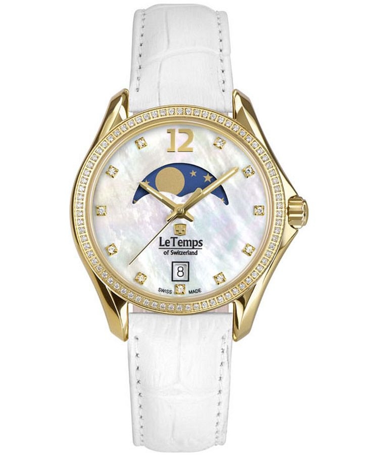 Zegarek damski Le Temps Sport Elegance Moon Phase LT1030.86BL64