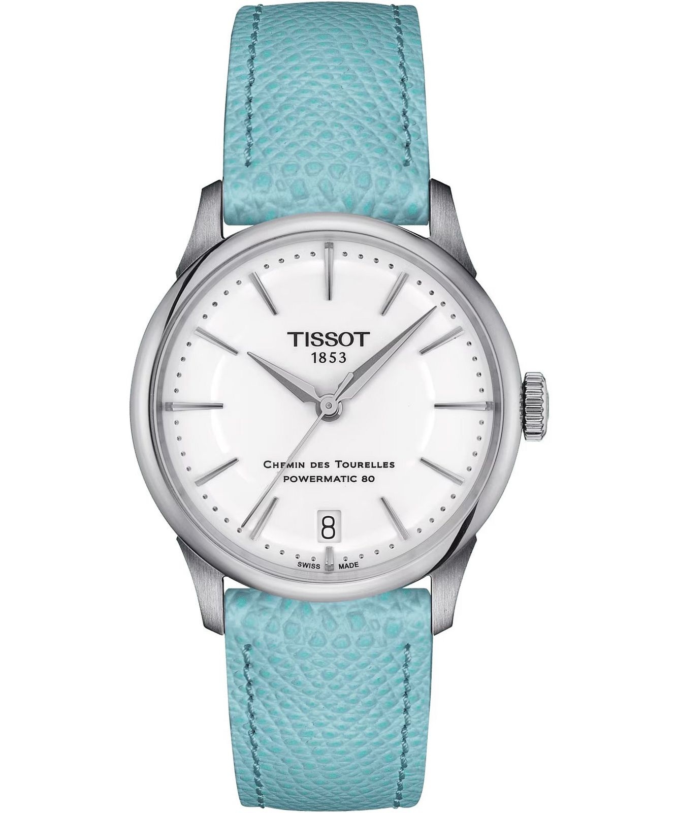 Zegarek damski Tissot Chemin des Tourelles Powermatic 80 T139.207.16.011.00 (T1392071601100)