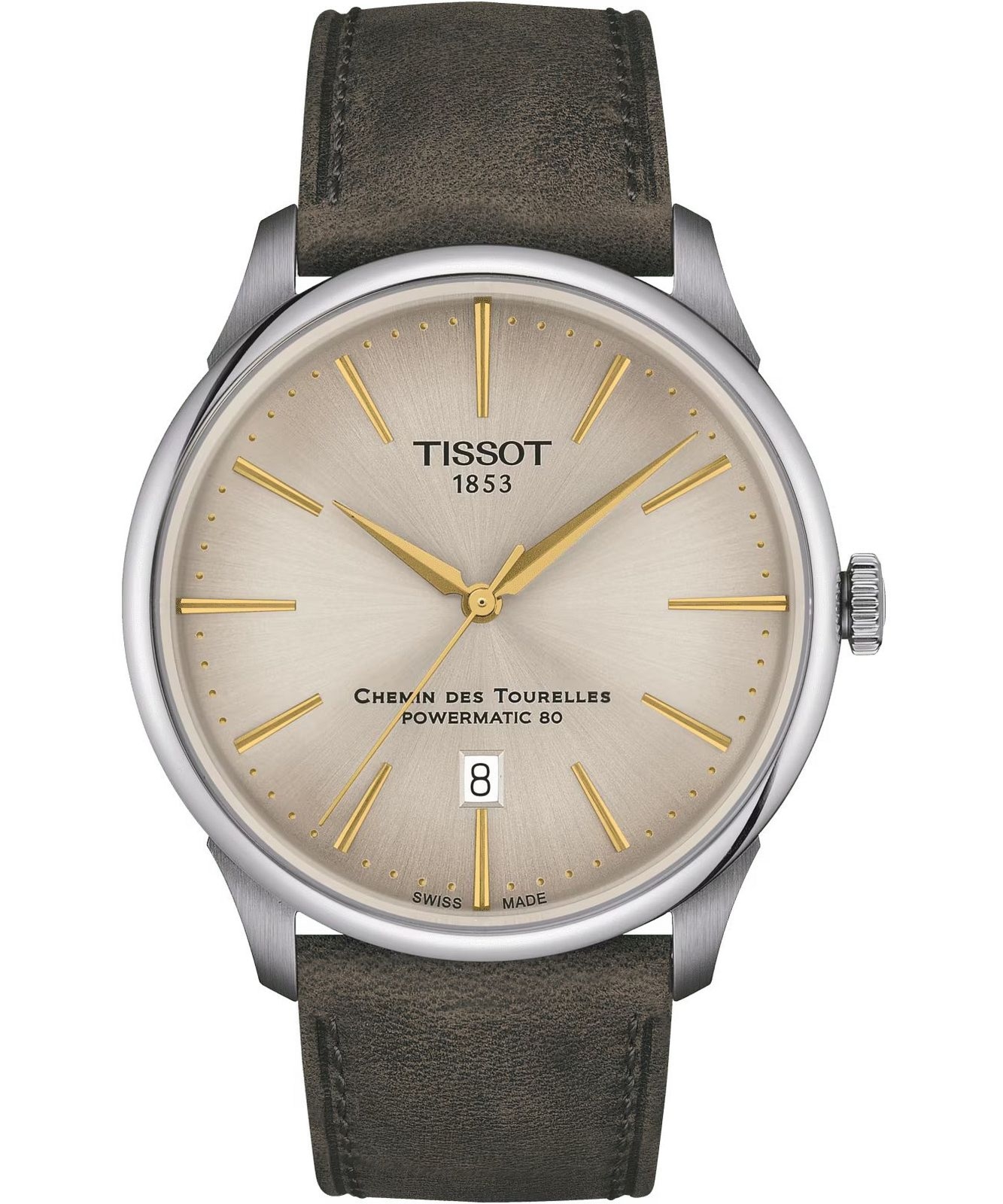 Zegarek męski Tissot Chemin des Tourelles Powermatic 80 T139.407.16.261.00 (T1394071626100)