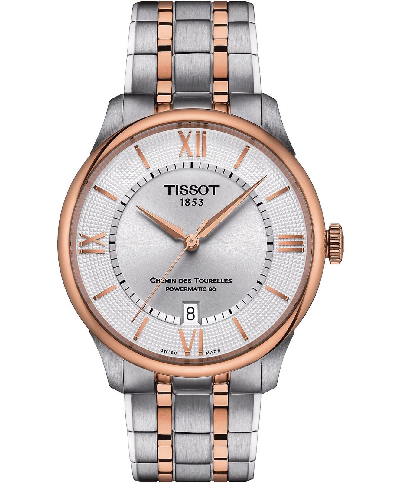 Zegarek Tissot Chemin Des Tourelles Powermatic 80 T139.807.22.038.00 (T1398072203800)