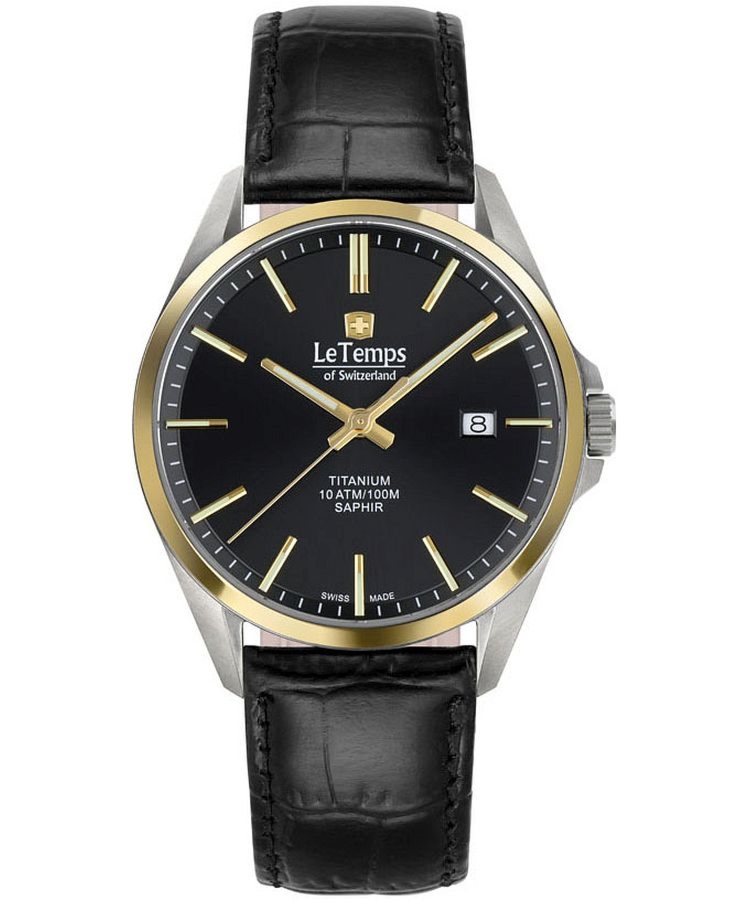 Zegarek męski Le Temps Titanium LT1025.65BL81