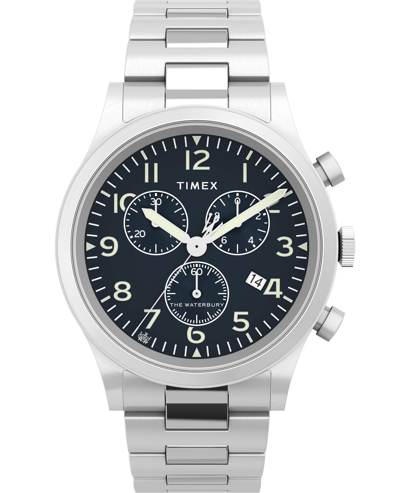 Zegarek męski Timex Waterbury Traditional Fly Back Chronograph TW2W48200
