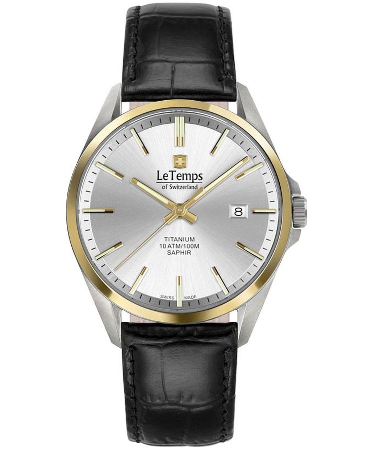 Zegarek męski Le Temps Titanium LT1025.64BL81