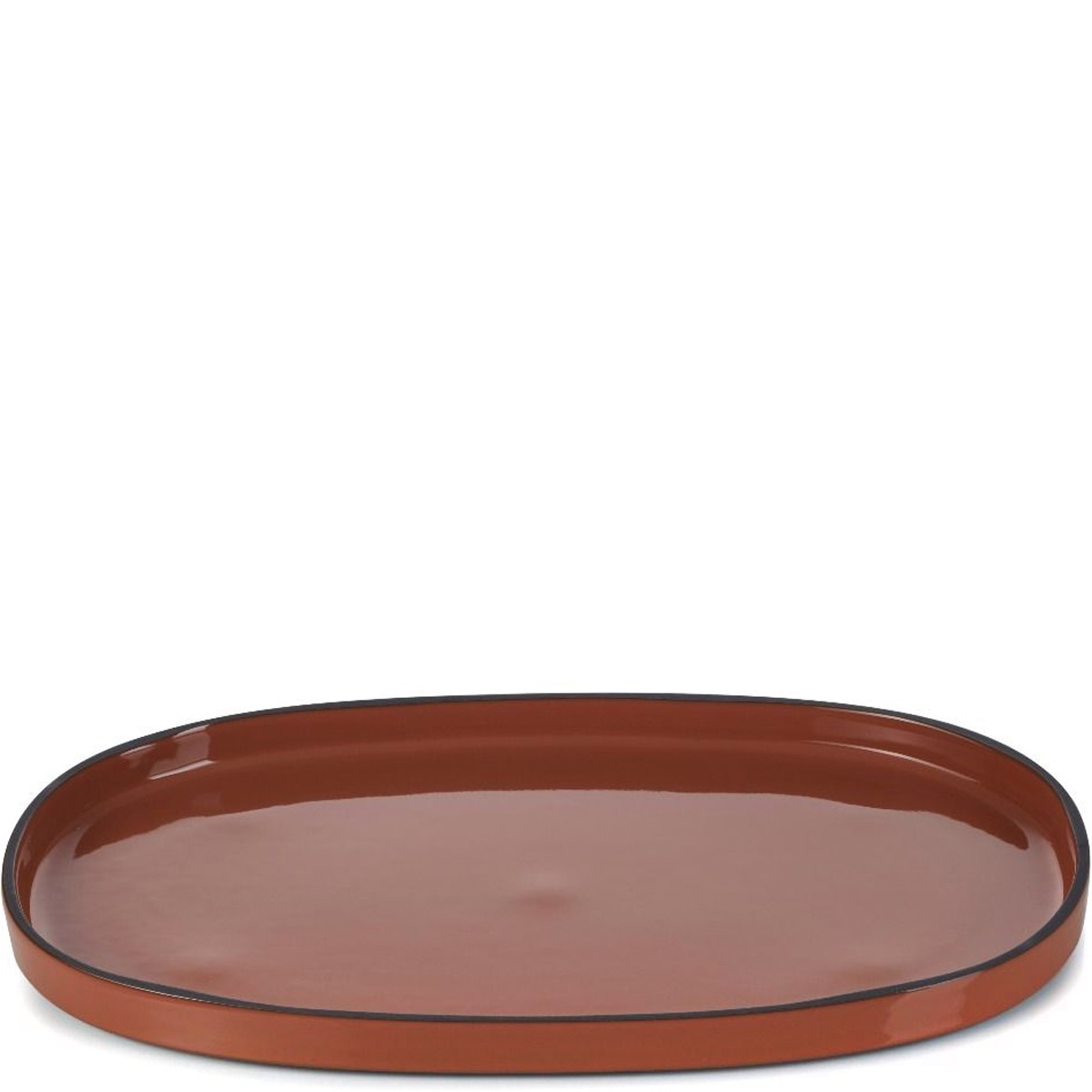 Półmisek owalny z rantem 35 x 21 cm caractere revol cynamonowy (rv-652761-4) - tytuł obrazka Półmisek owalny z rantem 35 x 21 cm caractere revol cynamonowy (rv-652761-4)