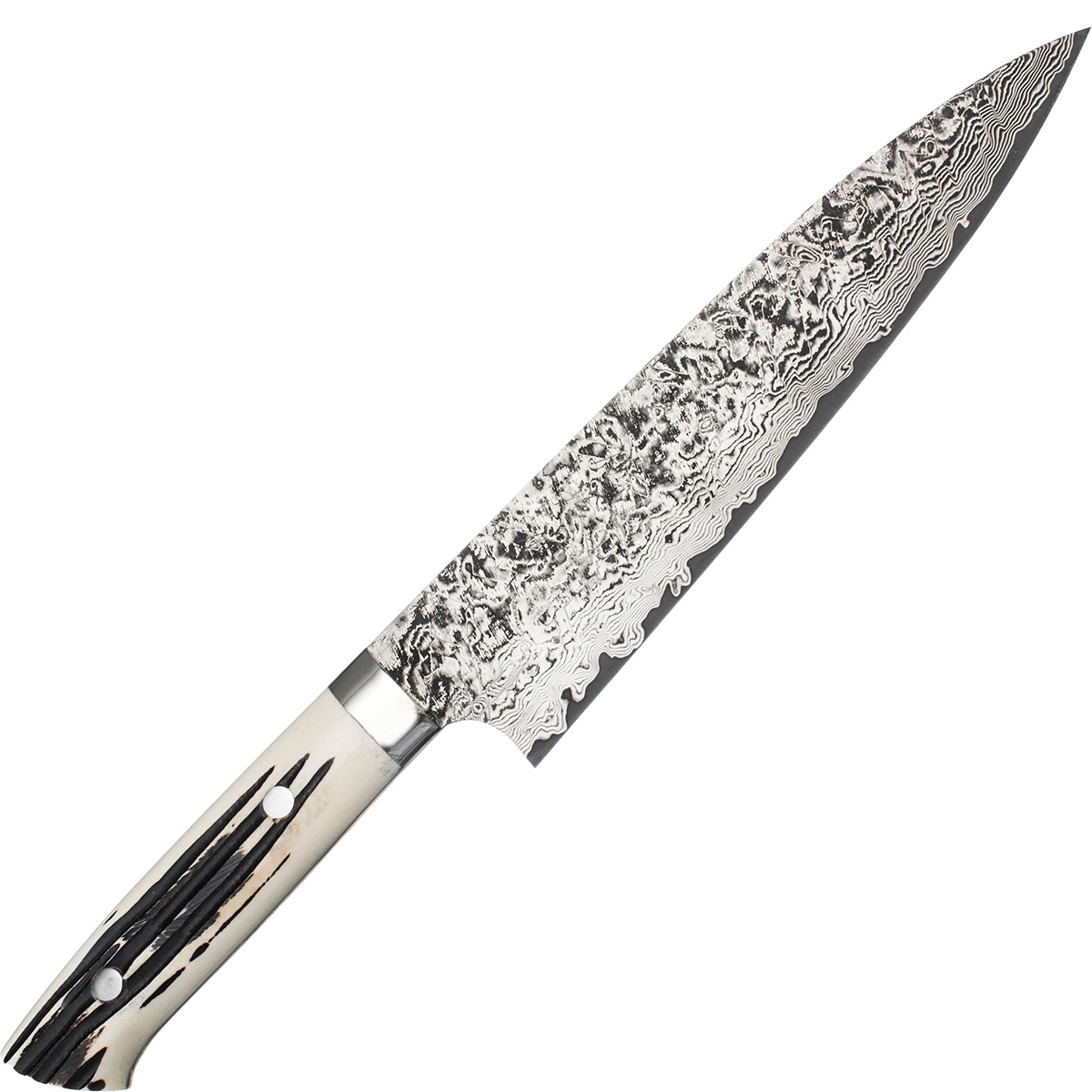 Krótki nóż szefa kuchni ręcznie kuty 18 cm takeshi saji wbb stal r-2 (hb-457) - tytuł obrazka Krótki nóż szefa kuchni ręcznie kuty 18 cm takeshi saji wbb stal r-2 (hb-457)