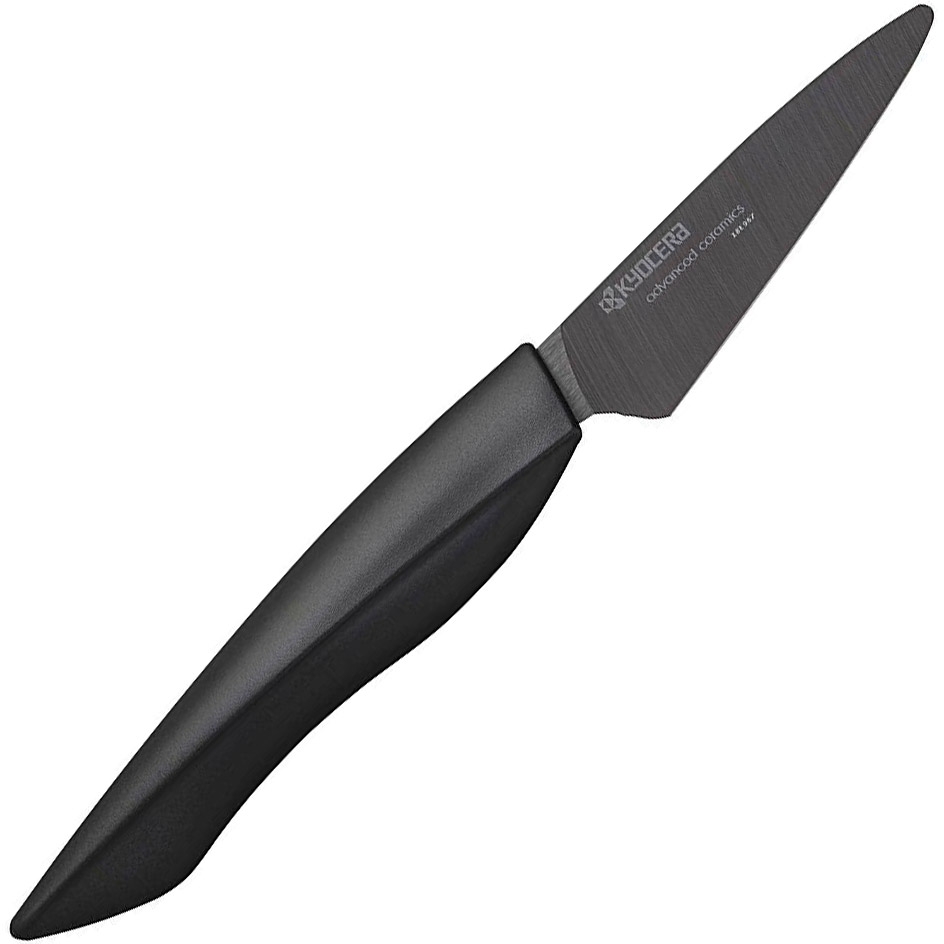 Nóż z czarnej ceramiki do owoców kyocera shin 7,5 cm (zk-075bk-bk) - tytuł obrazka Nóż z czarnej ceramiki do owoców kyocera shin 7,5 cm (zk-075bk-bk)
