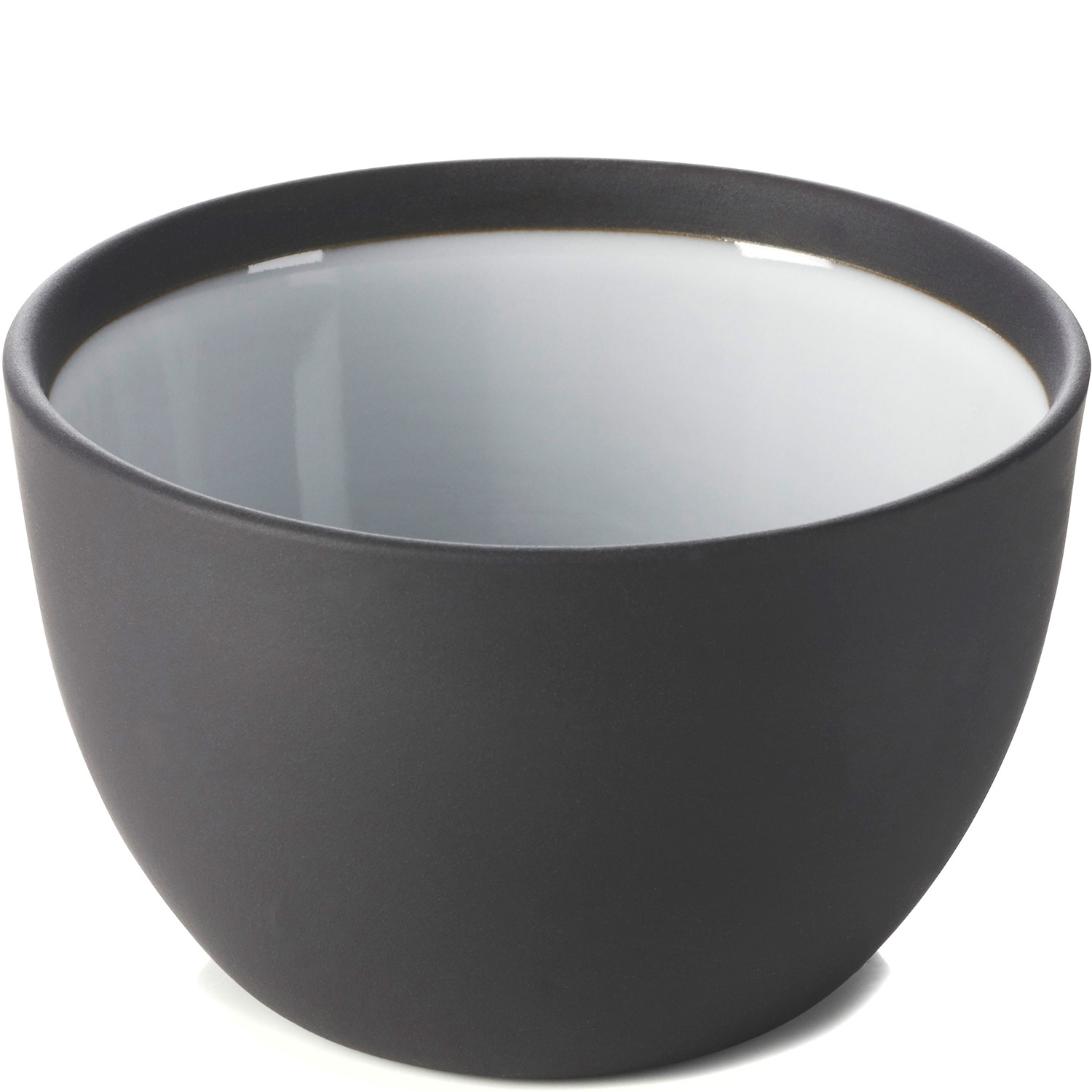 Salaterka porcelanowa 300 ml solid & likid revol, czarna, białe wnętrze (rv-646398-6) - tytuł obrazka Salaterka porcelanowa 300 ml solid & likid revol, czarna, białe wnętrze (rv-646398-6)