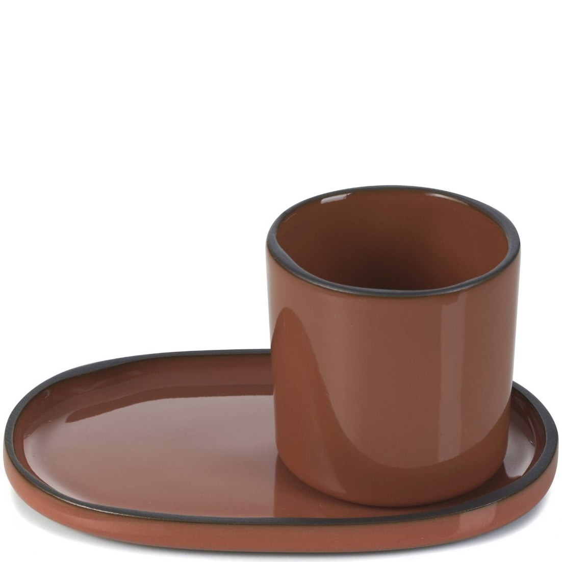 Spodek do filiżanki do espresso caractere revol cynamonowy (rv-652768-4) - tytuł obrazka Spodek do filiżanki do espresso caractere revol cynamonowy (rv-652768-4)