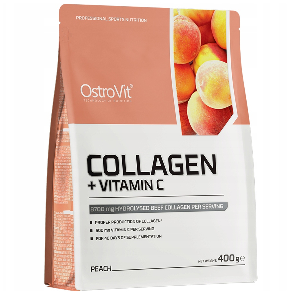 OstroVit Collagen + Vitamin C 400 g (peach)