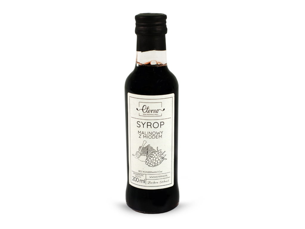ETERNO Syrop malina z miodem 200ml Eterno - Eterno