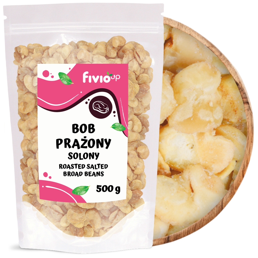 Bób prażony solony 500g - Fivio
