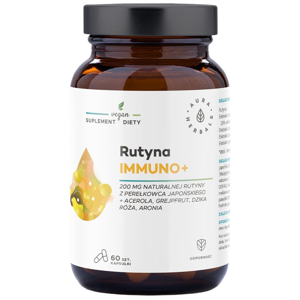 AURA HERBALS Rutyna Immuno+, kapsułki 60 szt. - Aura Herbals