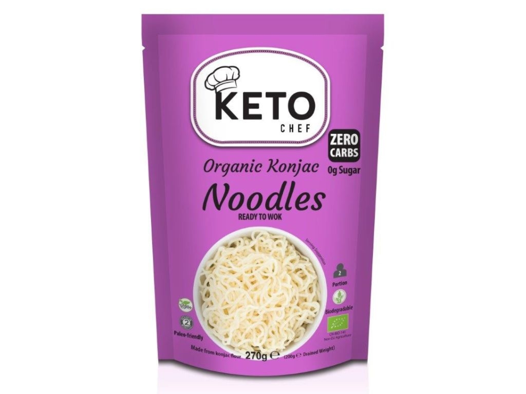 BIO makaron konjac wok noodles shirataki 270g - Keto Chef