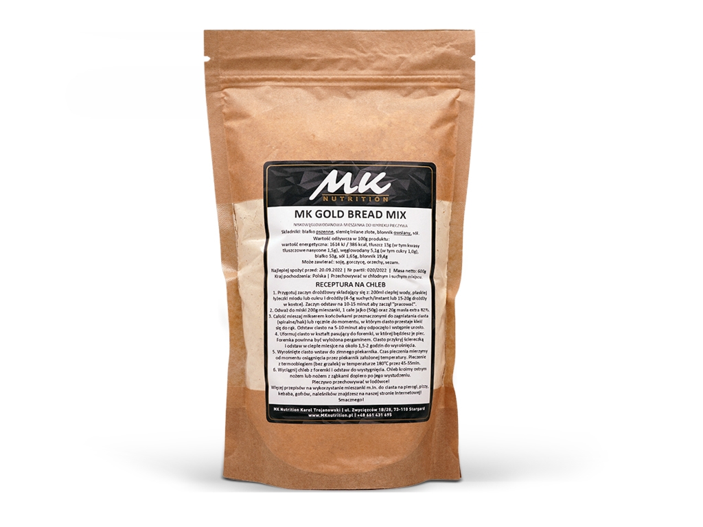 Chleb Keto - MK Gold Bread Mix 600g MK Nutrition - Cosdlazdrowia.pl