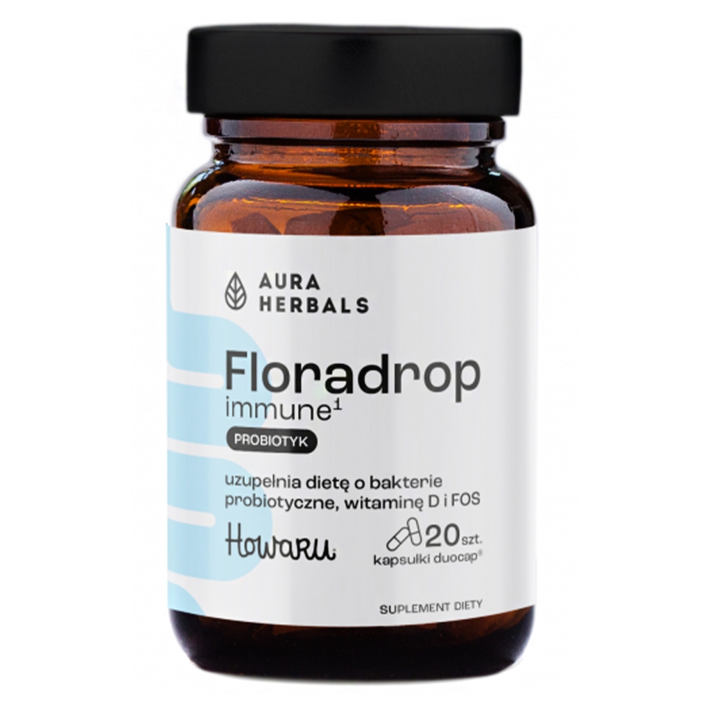 Floradrop immune¹, probiotyk, kapsułki 20 szt. - Aura Herbals