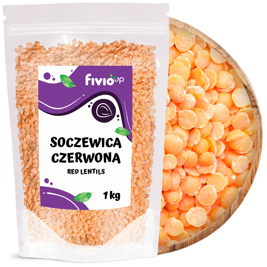 fivio Soczewica czerwona cała 1 kg - Fivio