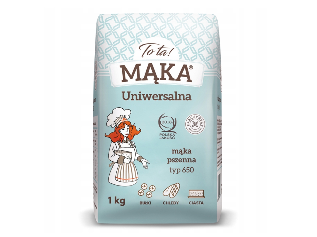 Mąka pszenna uniwersalna typ 650 1 kg - To ta! - Cosdlazdrowia.pl