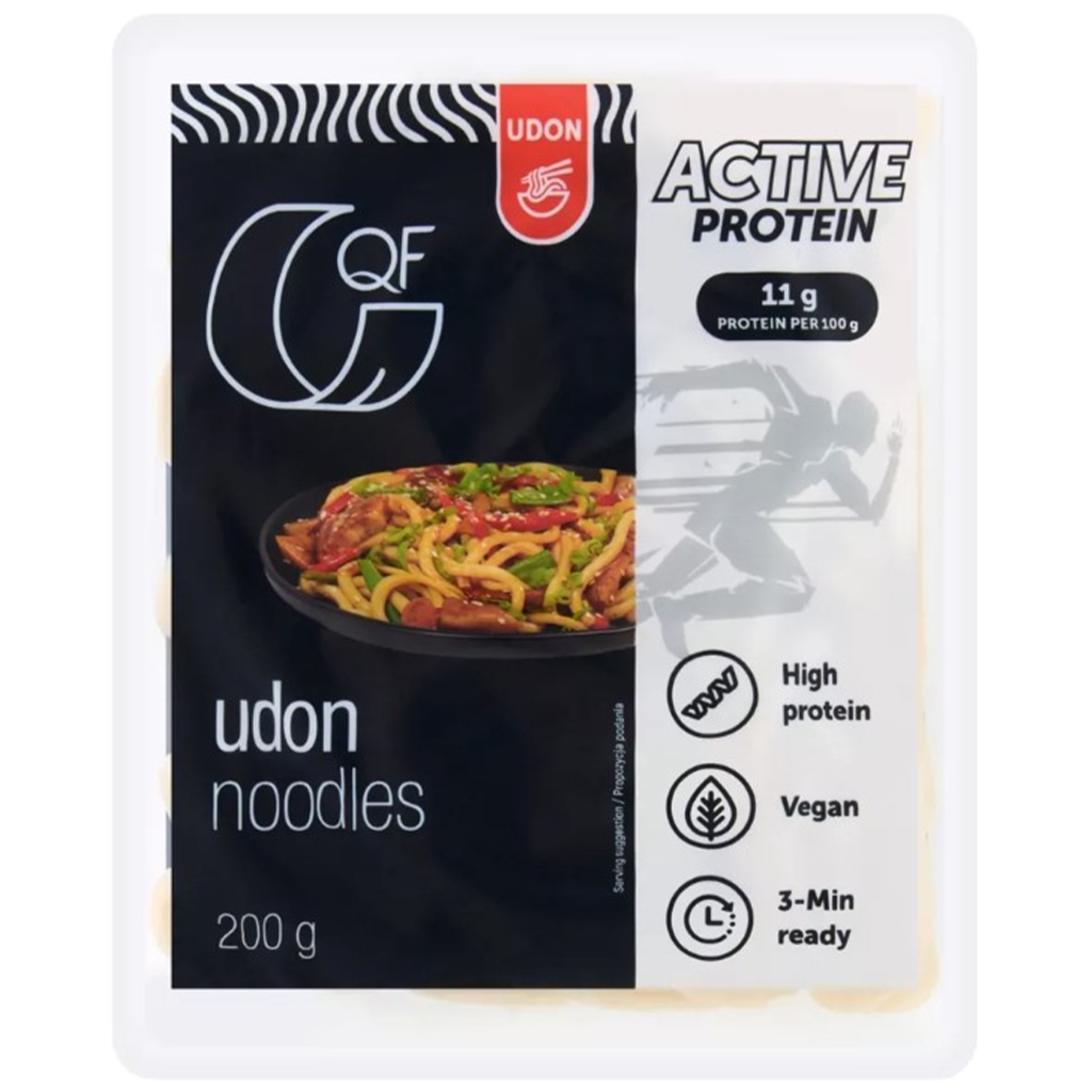 Quality Food MAKARON ŚWIEŻY UDON PROTEINOWY 200G - Quality Food